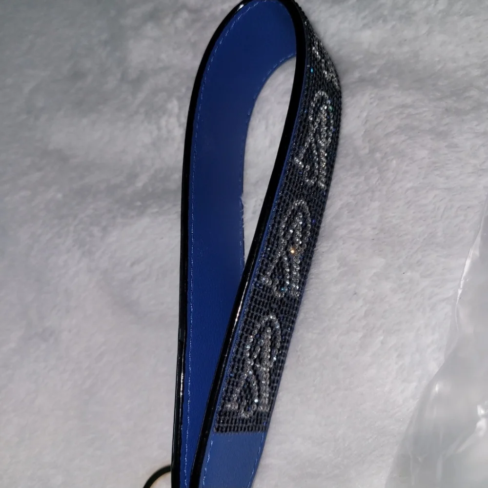 Nwt VS Wristlet Keychain Blue sapphire and Silver With Rhinestone.Read Full Post - Picture 9 of 12